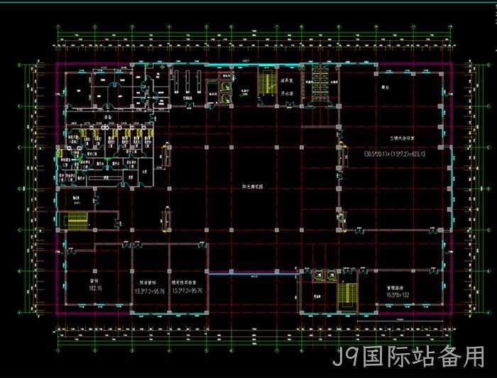 研发大楼平面图样式